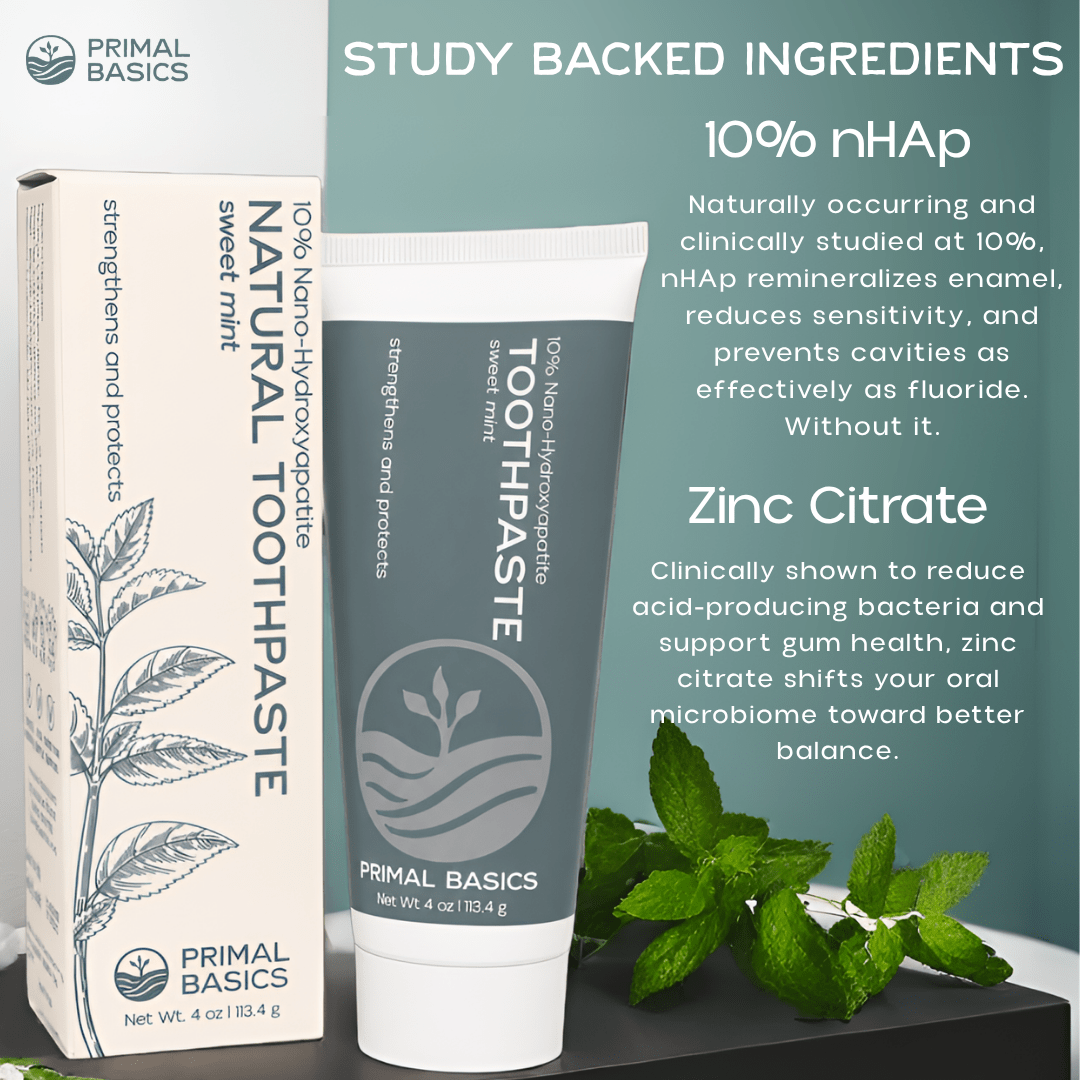 10% Nano Hydroxyapatite Remineralizing Toothpaste | Sweet Mint