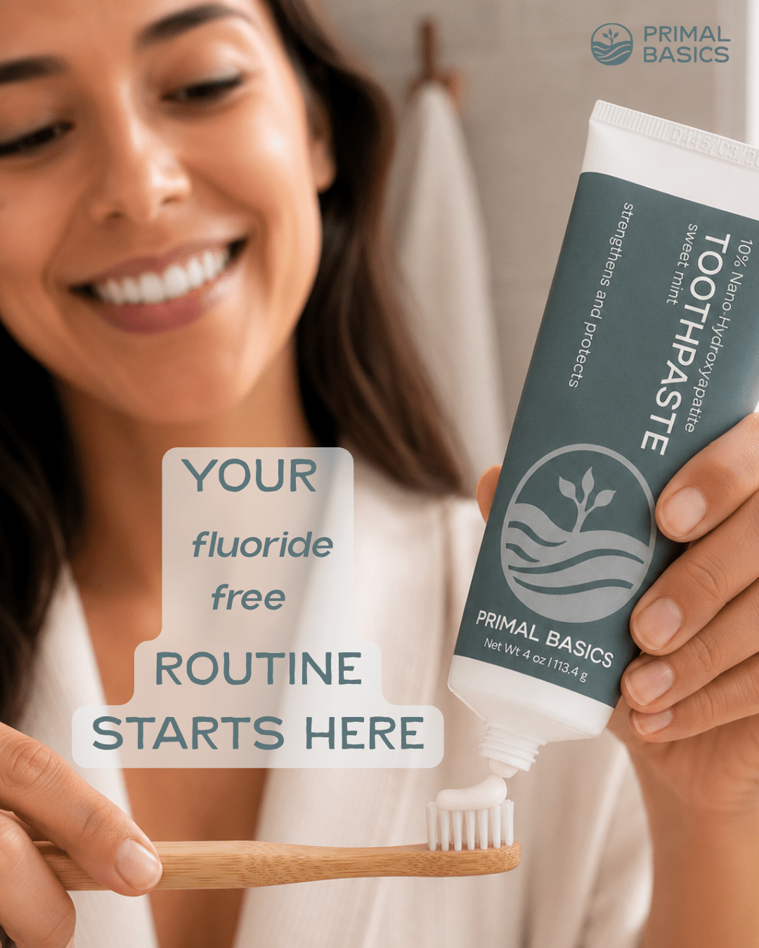 10% Nano Hydroxyapatite Remineralizing Toothpaste | Sweet Mint