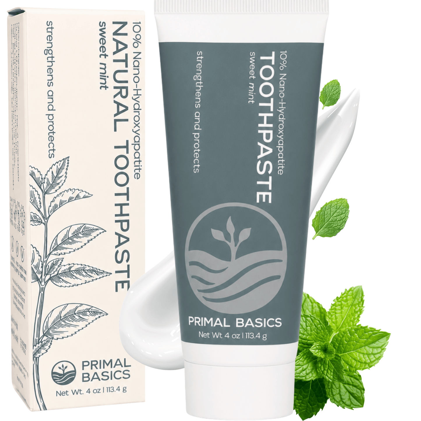 10% Nano Hydroxyapatite Remineralizing Toothpaste | Sweet Mint